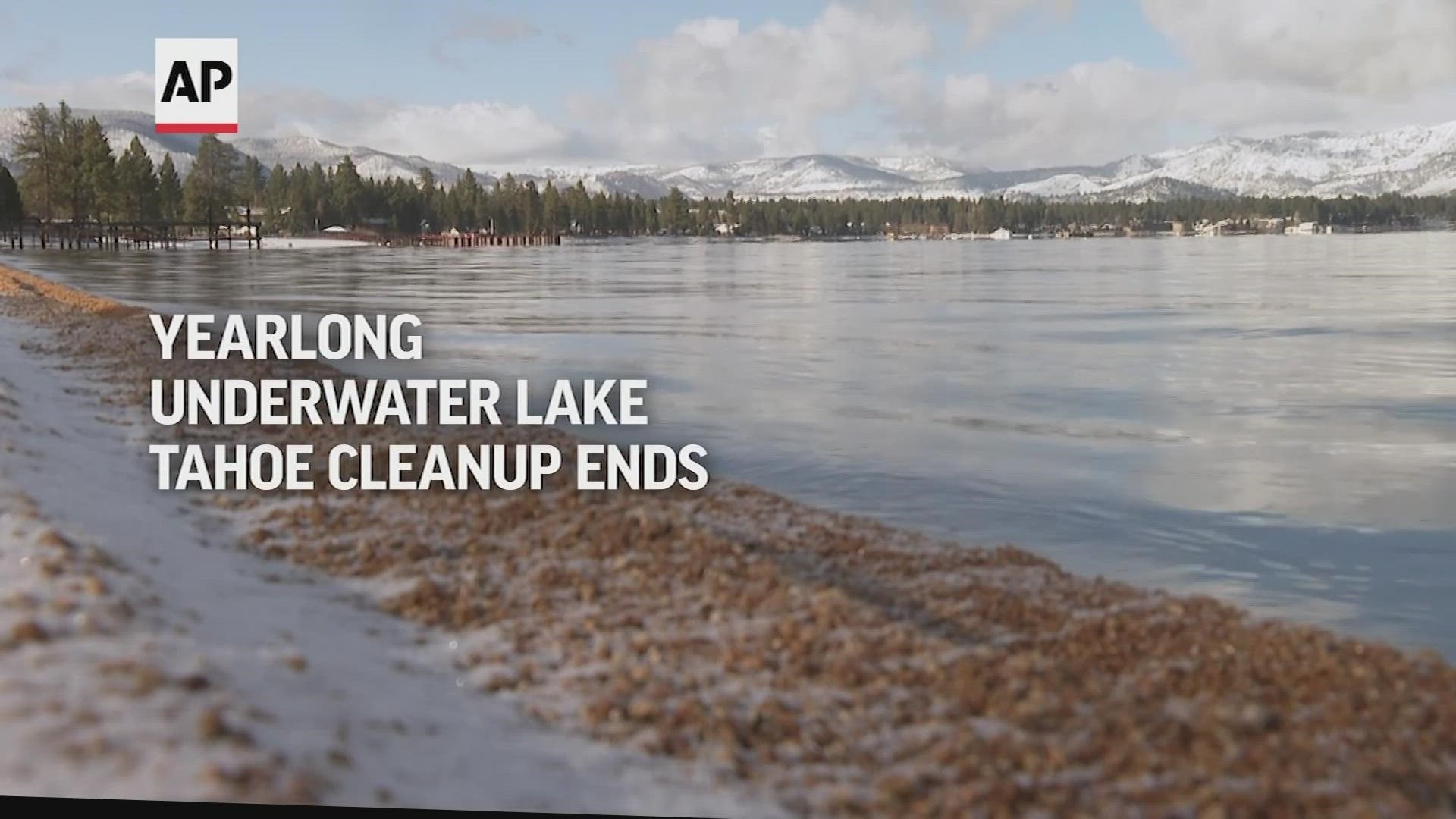 The divers have meticulously cataloged what trash was found and where they recovered it from.