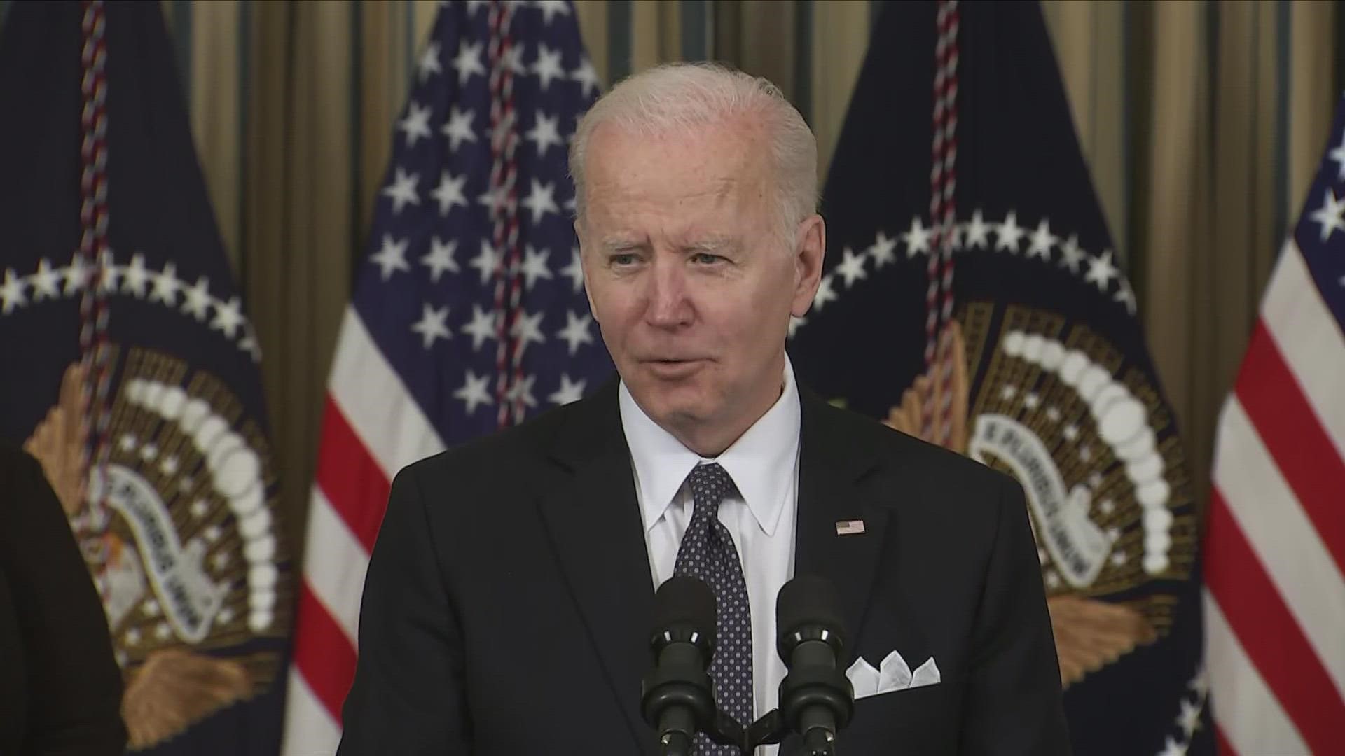 President Biden said Monday that his budget proposal sends a clear message about what his administration values.