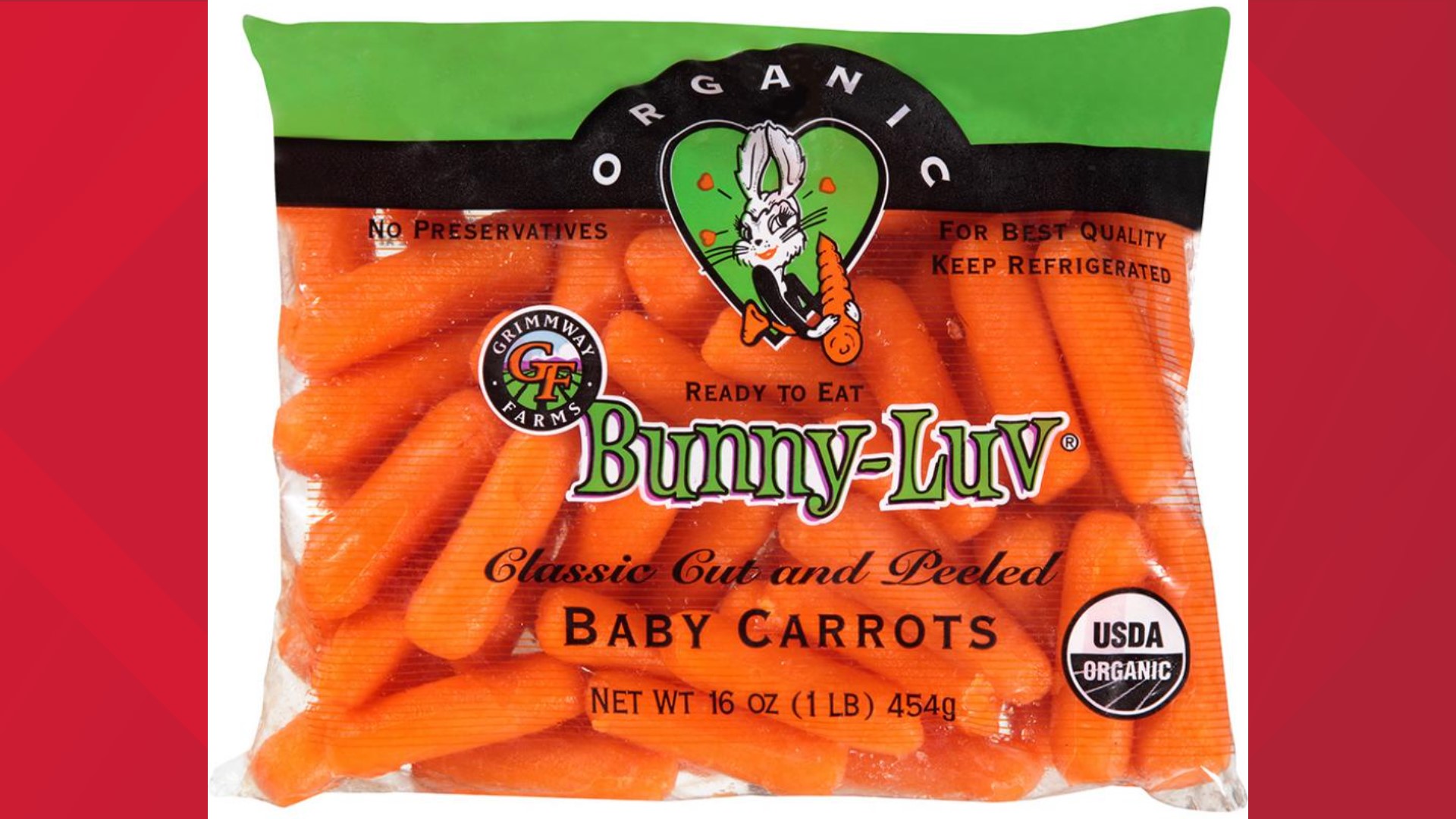 Altogether, 39 people were infected and 15 were hospitalized in 18 states after eating organic whole and baby carrots sold by Grimmway Farms, the CDC said Sunday.