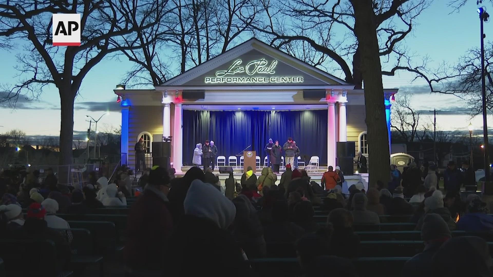 Hundreds gathered at a downtown park Monday night in Waukesha, Wisconsin, for a candlelight vigil in honor of those lost in a Christmas parade crash a day earlier.