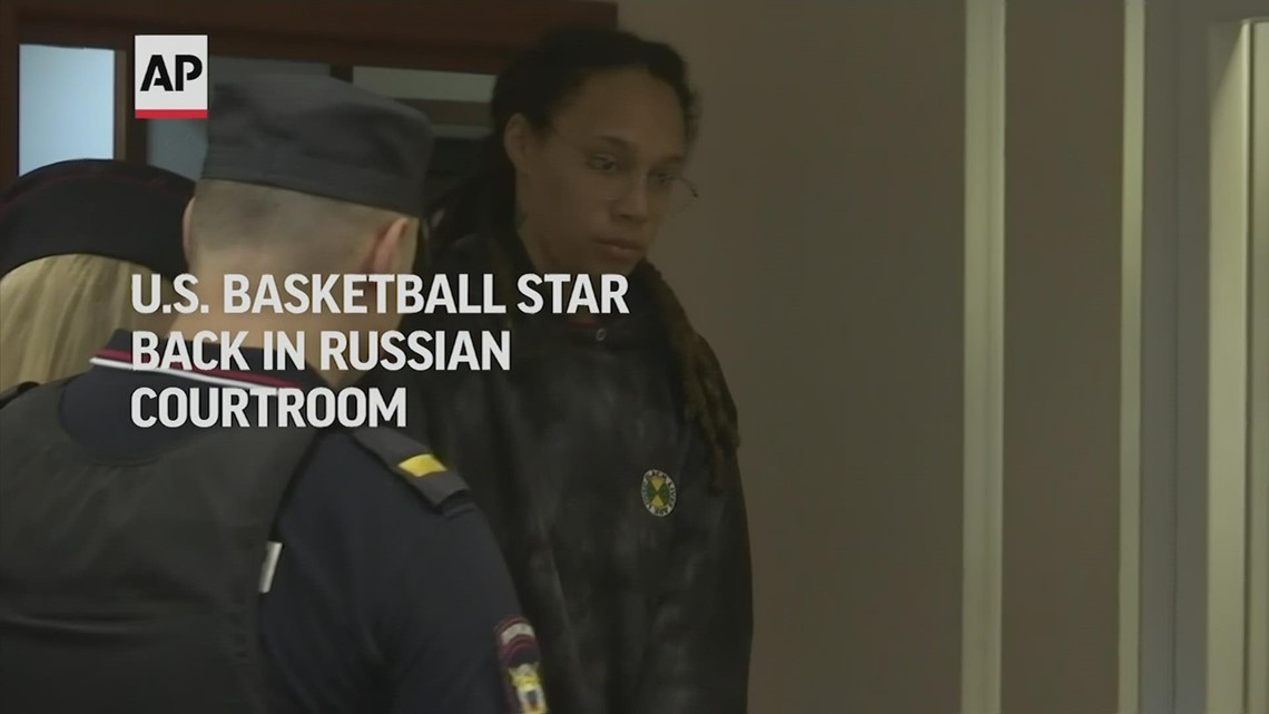 Brittney Griner back in Russian courtroom