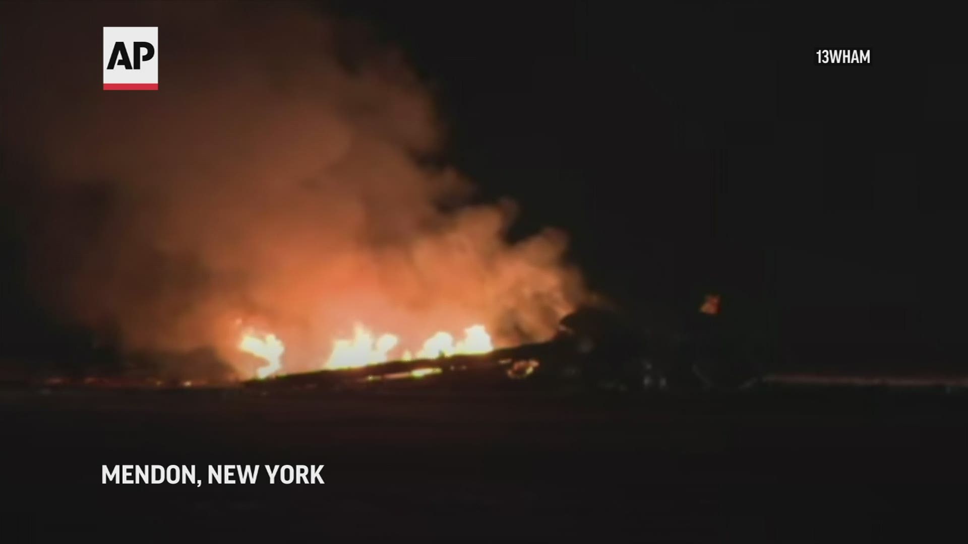 Three National Guard members on a training flight were killed Wednesday when their helicopter crashed in a farmer's field in western New York.