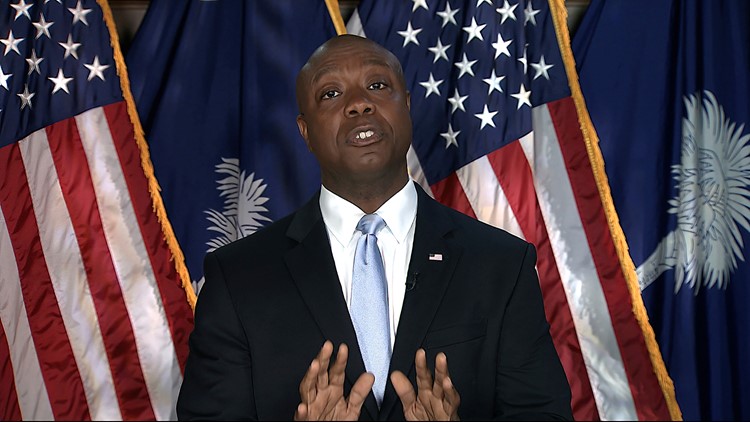 Tim Scott calls out government expansion in response to Biden speech