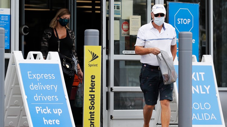 Walmart mandates masks for all workers in some areas