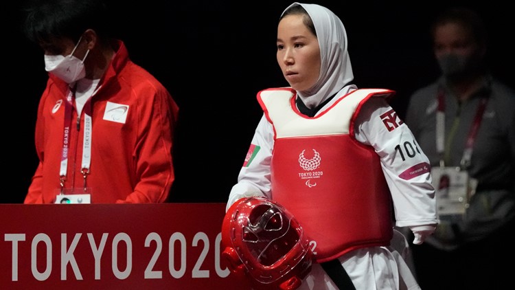 Afghan athlete Zakia Khudadadi gets her chance in taekwondo