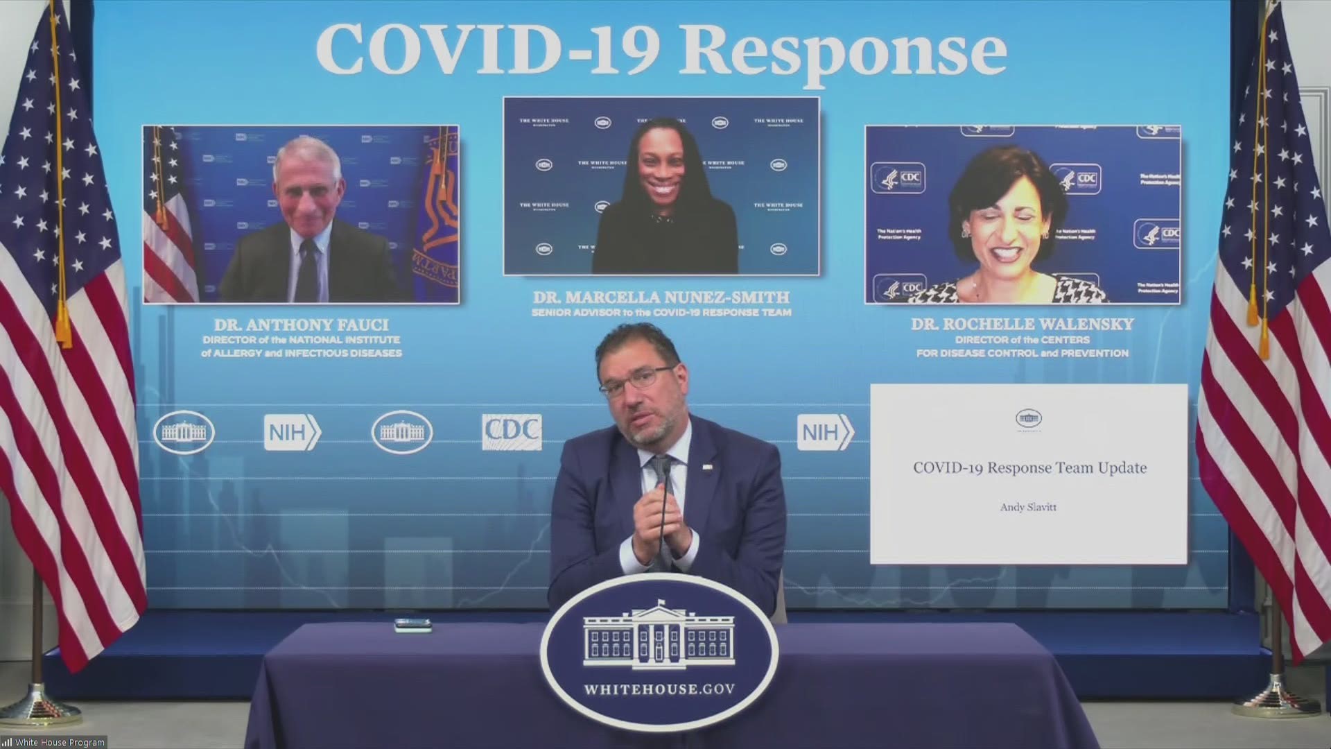 Andy Slavitt, White House Senior Advisor for COVID-19 Response, urges Americans to get vaccinated and opened up about how the coronavirus has impacted his family.
