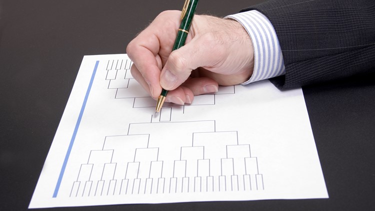 Here's your printable bracket for March Madness 2026