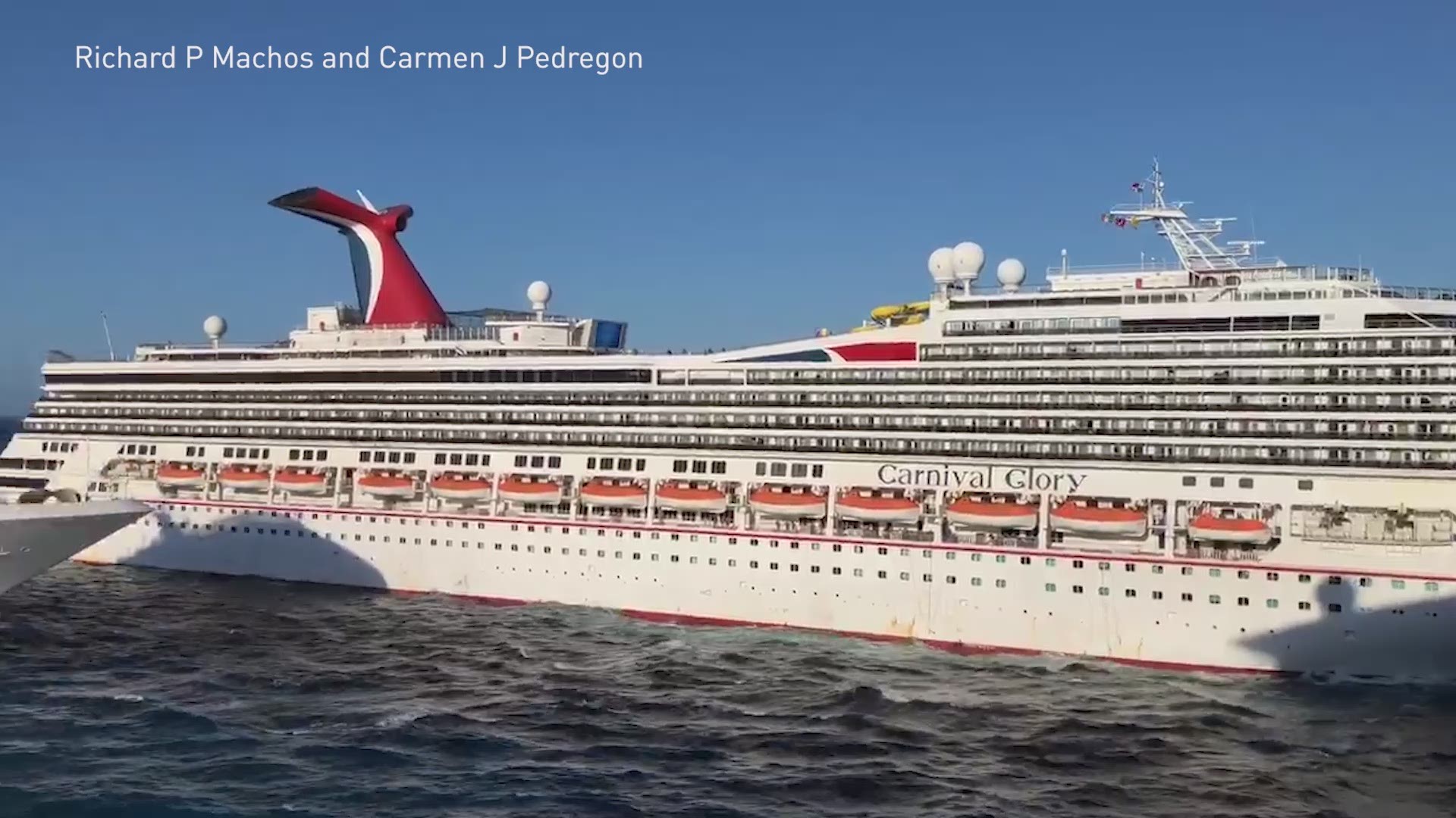 Carnival Glory Carnival Legend Collide At Cozumel Mexico Dock Fox61 Com