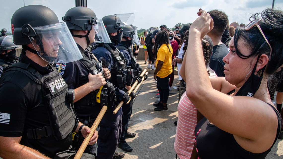 About 93% of racial justice protests in the US have been peaceful, a new  report finds