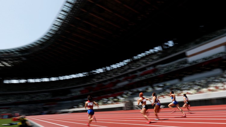 Tokyo Olympics: Differences inside and outside the National Stadium Tokyo Olympics: Differences inside and outside the National Stadium