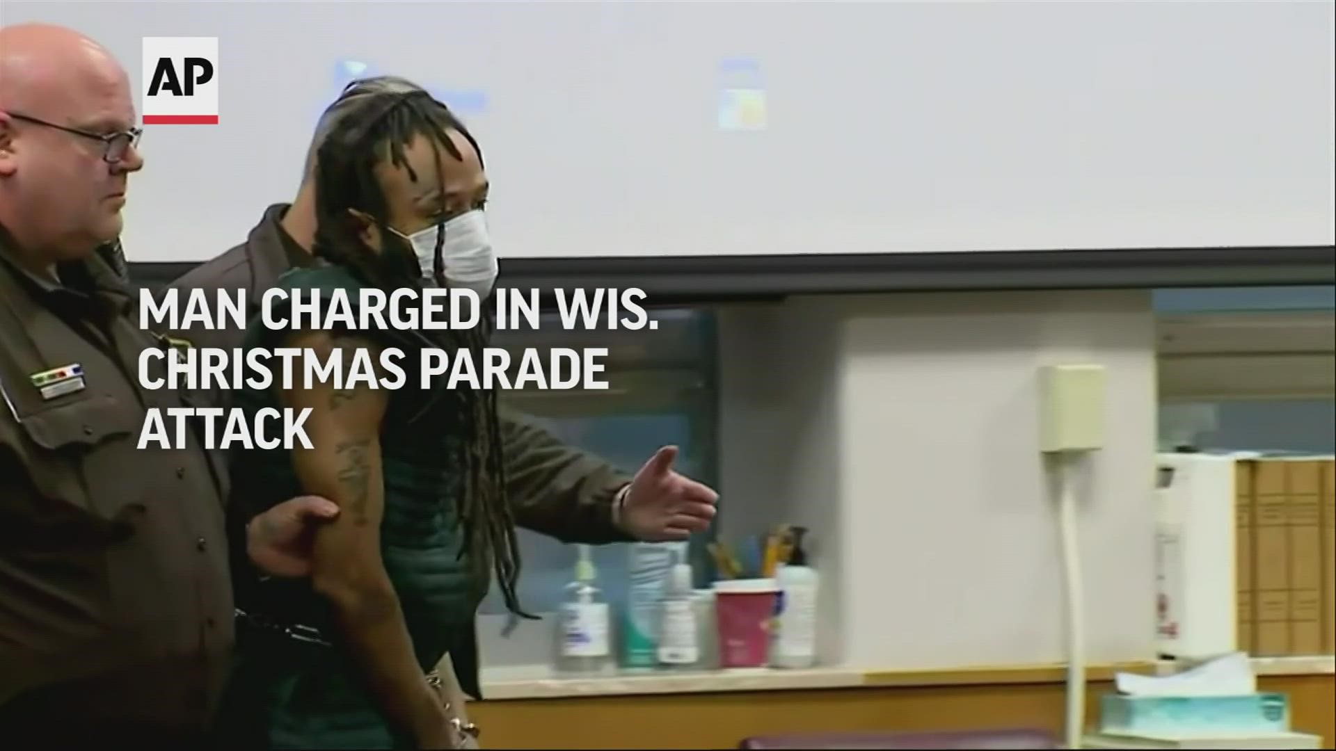 Darrell Brooks Jr. is accused of driving his SUV into a Christmas parade in Waukesha, Wis. Police say he was leaving the scene of a domestic dispute.