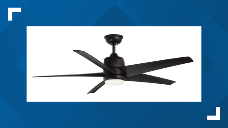 More than 190,000 ceiling fans recalled after blades fly off
