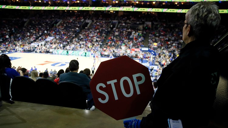 The day the sports world came to a stop The day the sports world came to a stop