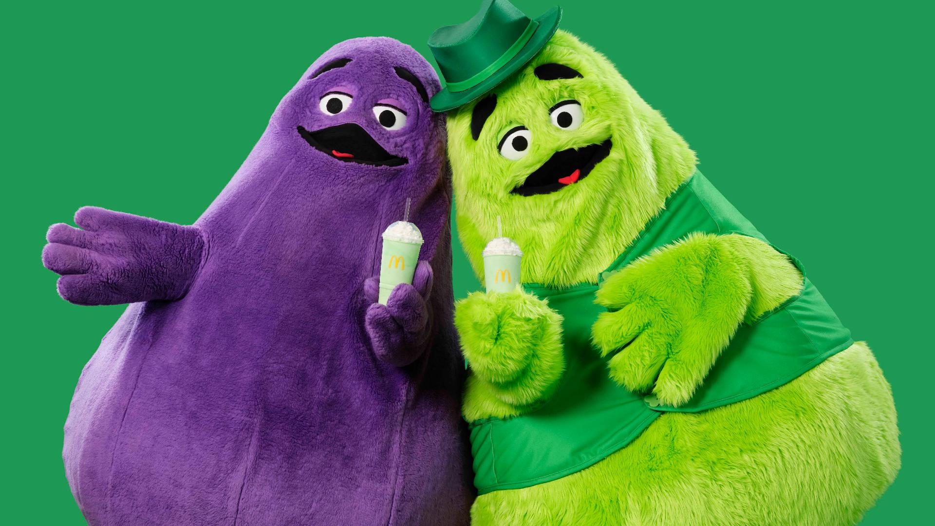 Shamrock Shake 2025 McDonald's reveals return date, along with Grimace