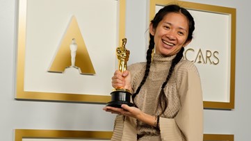 Chloé Zhao makes history, wins best director Oscar for 'Nomadland'