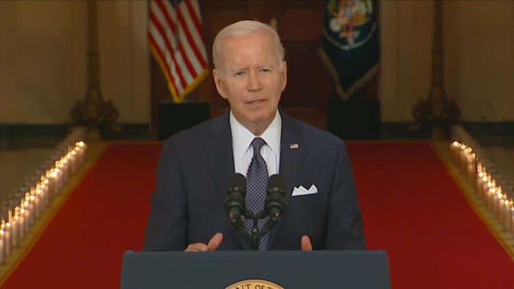 President Biden calls for assault weapon ban, red flag laws
