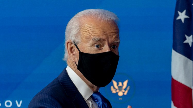 Biden to call for 100 days of mask-wearing