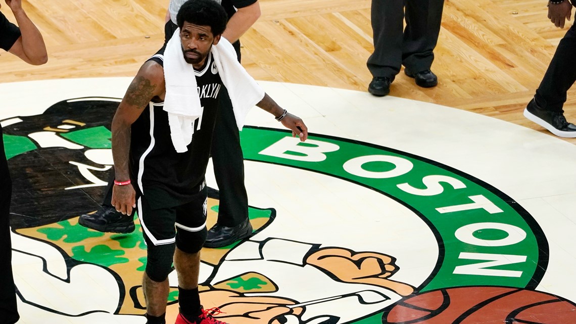 Fan Throws Water Bottle At Kyrie Irving And Gets Escorted Out Of TD Garden  