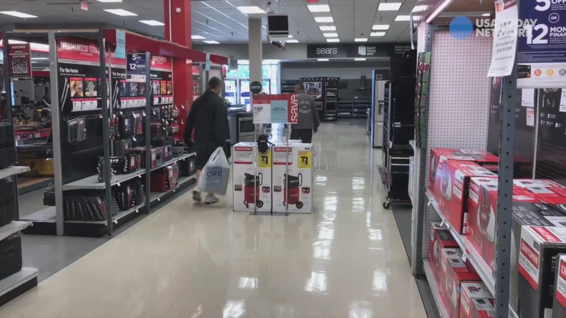 Shoppers at a suburban Los Angeles Sears say they'd be sad to see the store go the way of Montgomery Ward's and Circuit City. (USA TODAY)