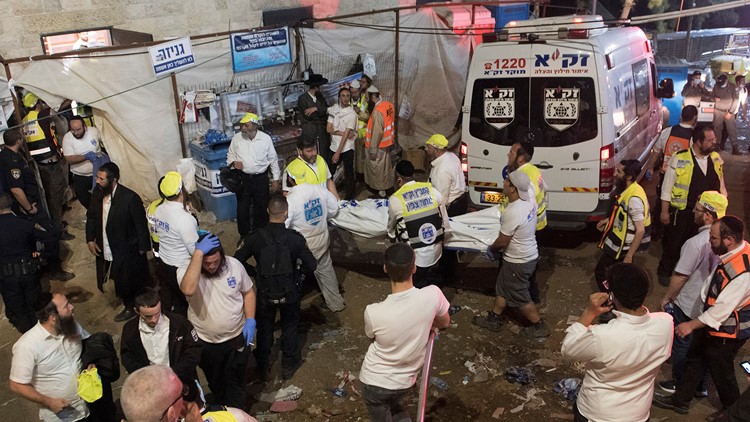 Dozens reportedly killed in stampede at Israeli religious festival