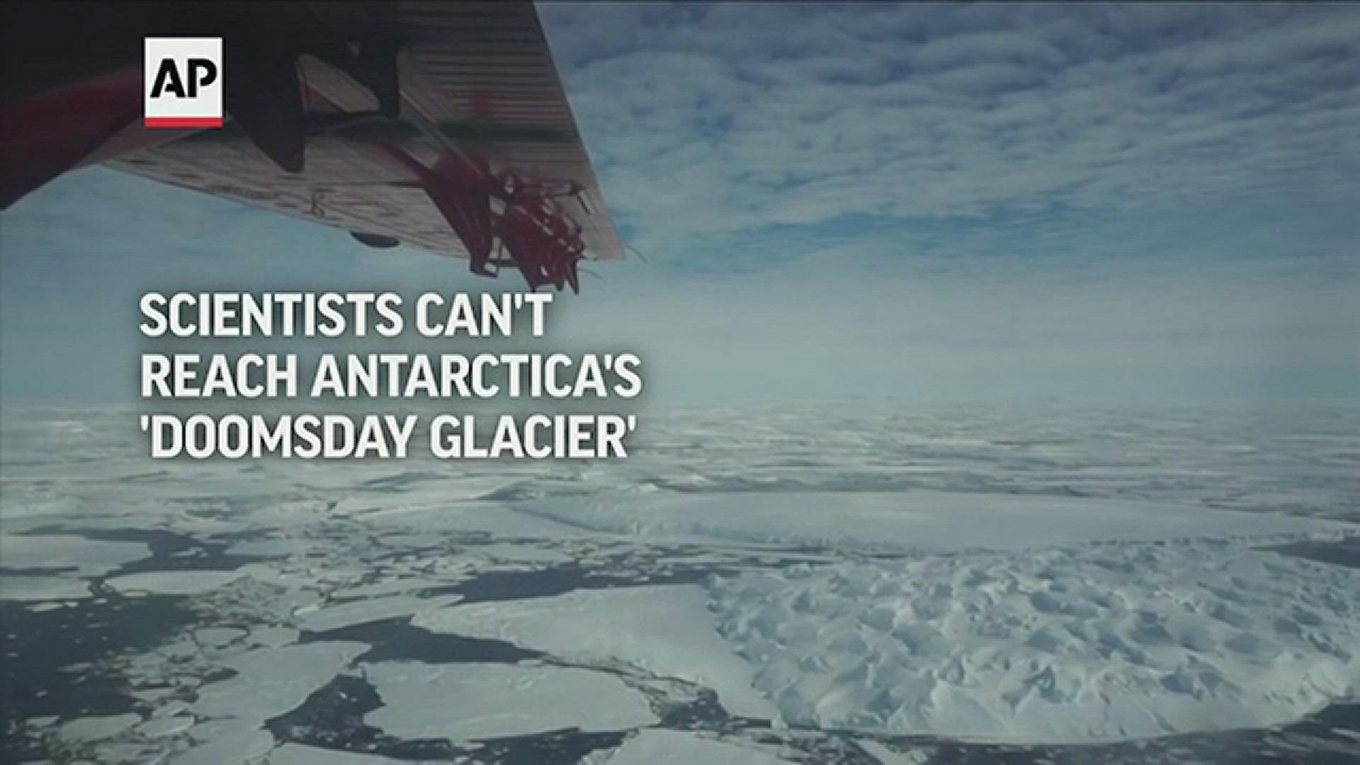 Antarctica's so-called Doomsday Glacier, nicknamed because it is huge and coming apart, is mostly thwarting an international effort to study it.