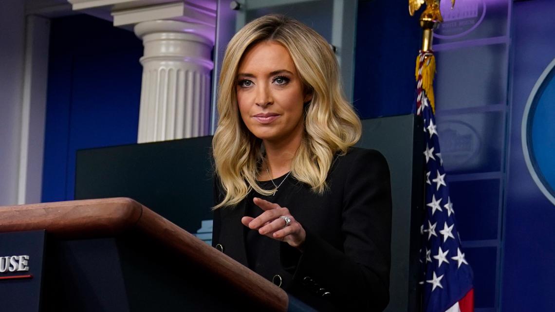 Trump new press secretary Kayleigh McEnany holds first briefing