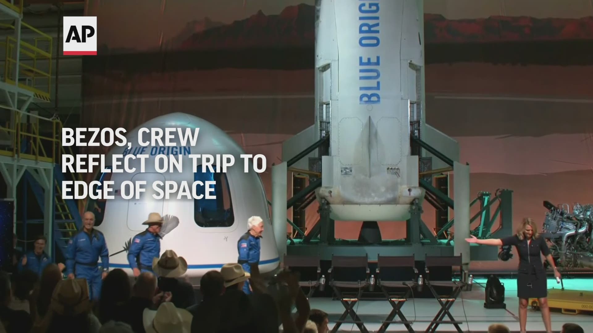 Blue Origin's Jeff Bezos reaches space on 1st manned launch 