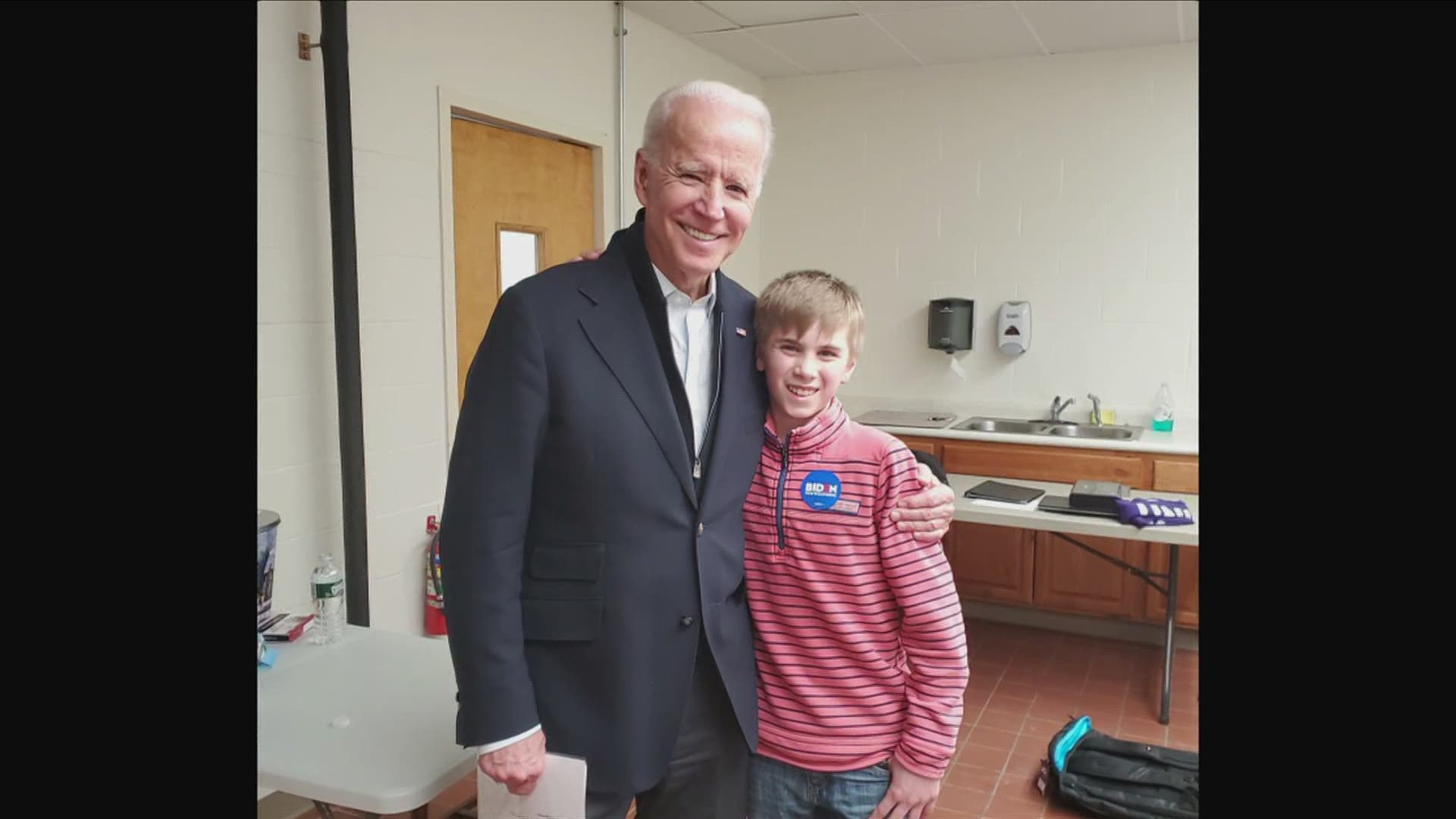 13-year-old Brayden Harrington, who bonded with Joe Biden over their shared struggle with stuttering, spoke at the Democratic National Convention.