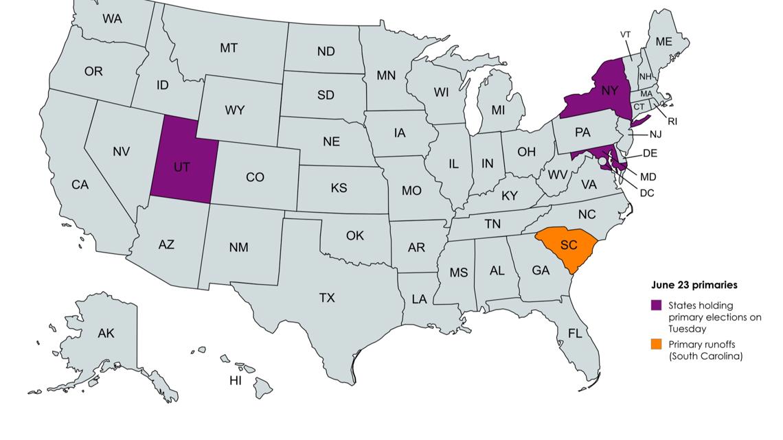 Key races to watch in the June 23 elections: Live results map in four states