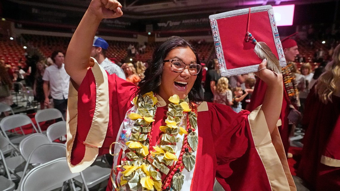Utah Native American graduation with regalia - Vimarsana News