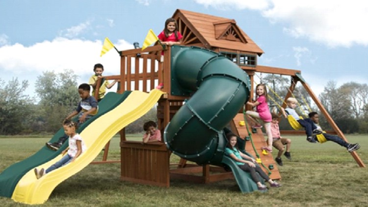 Backyard playsets sold by Costco, Lowe's recalled for entrapment hazard
