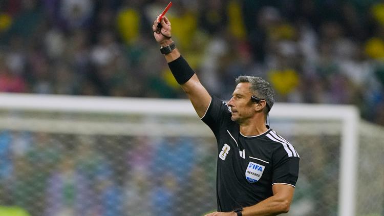 Who is the referee for World Cup final?