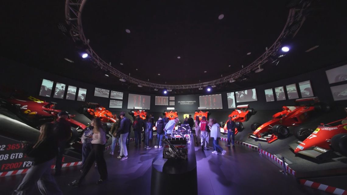Take a look inside the Ferrari museum in Maranello, Italy