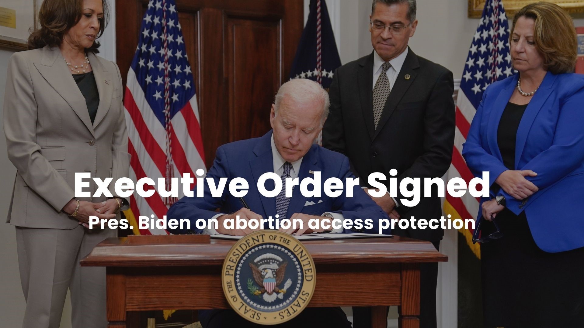 President Biden speaks on abortion access nationwide and signs an executive order as a first step toward protection.