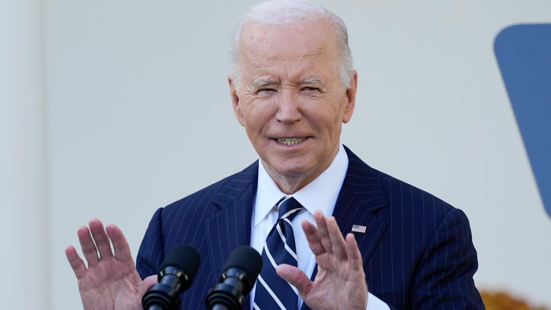 President Joe Biden spoke for the first time since Donald Trump won re-election.