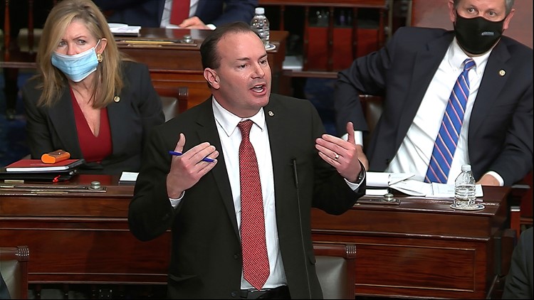 Sen. Mike Lee objects at impeachment trial to prosecution references to him