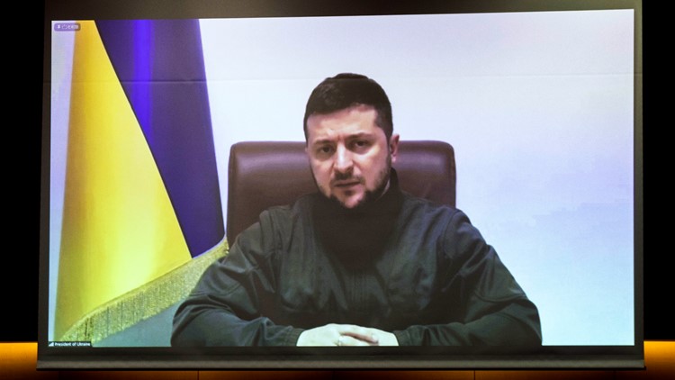 As Ukraine war reaches 1-month mark, Zelenskyy plans to address NATO As Ukraine war reaches 1-month mark, Zelenskyy plans to address NATO