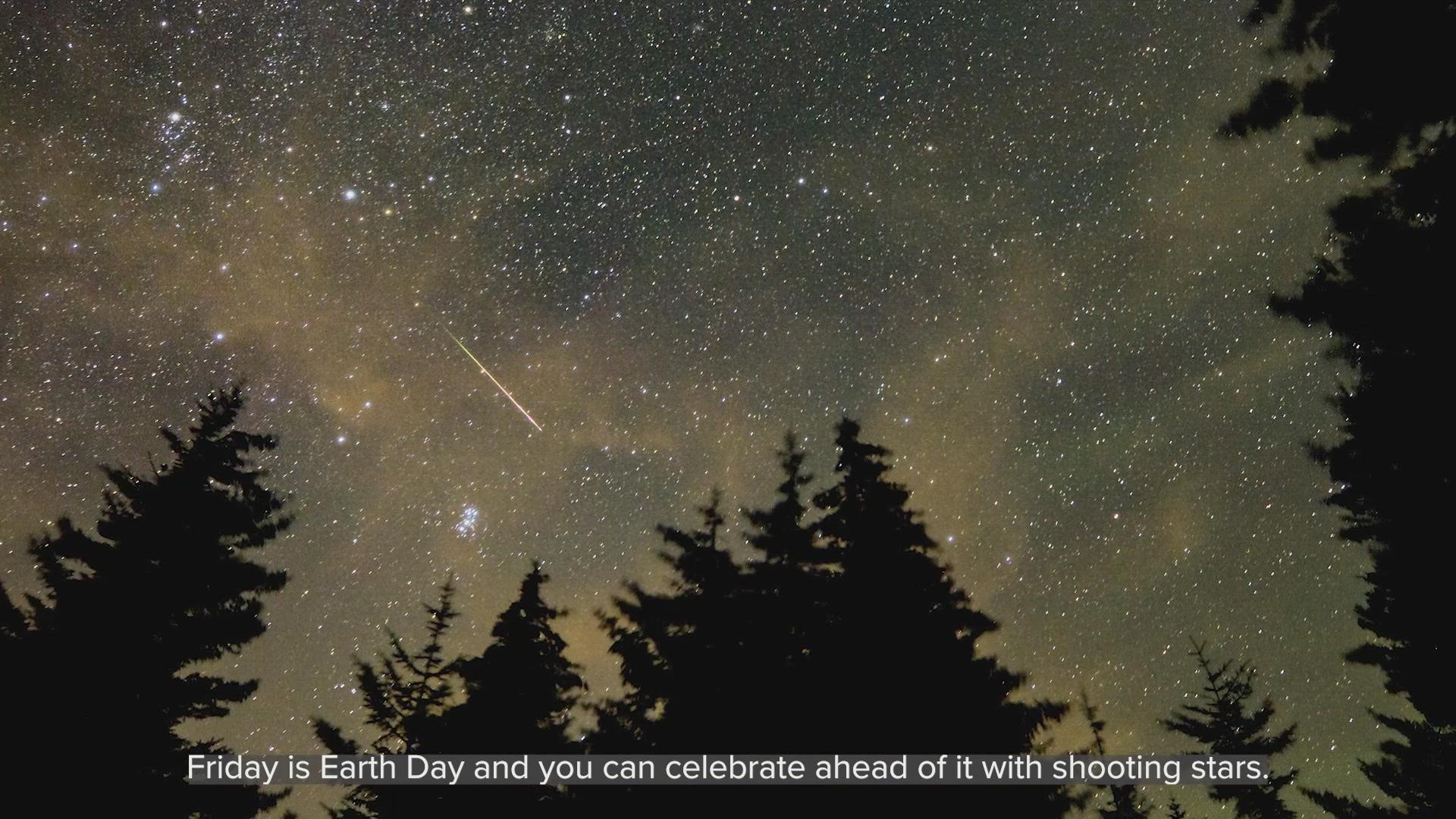 This ancient meteor shower peaks every year around Earth Day.