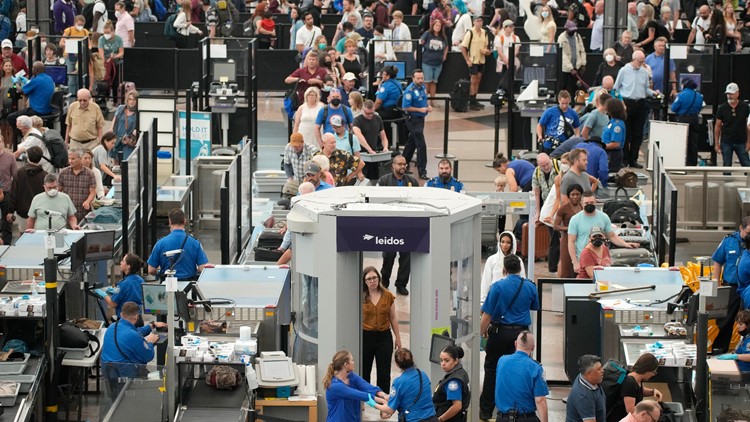 Holiday air travel tops pre-pandemic levels for the first time