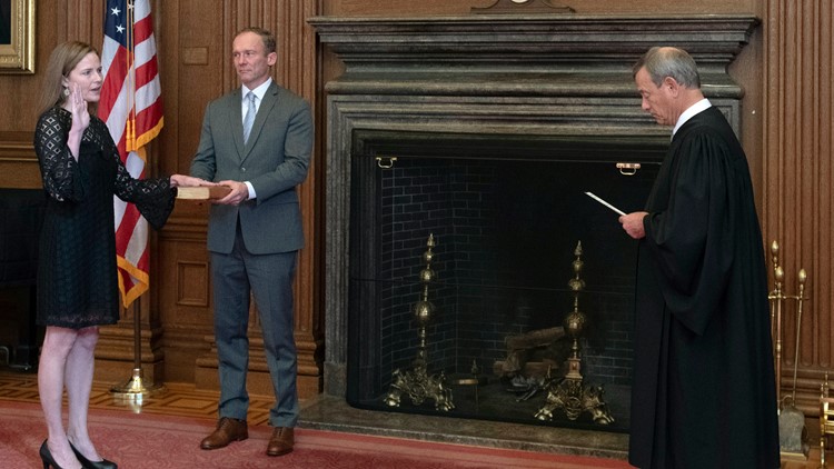 Justice Barrett joins Supreme Court arguments for first time