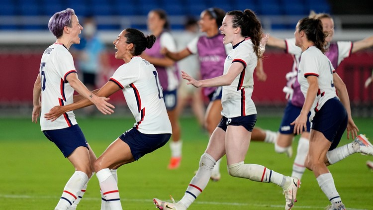 Rapinoe converts and US gets past Netherlands in shootout