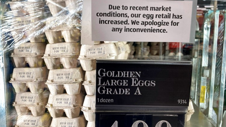 Harga telur dua kali lipat dari tahun lalu