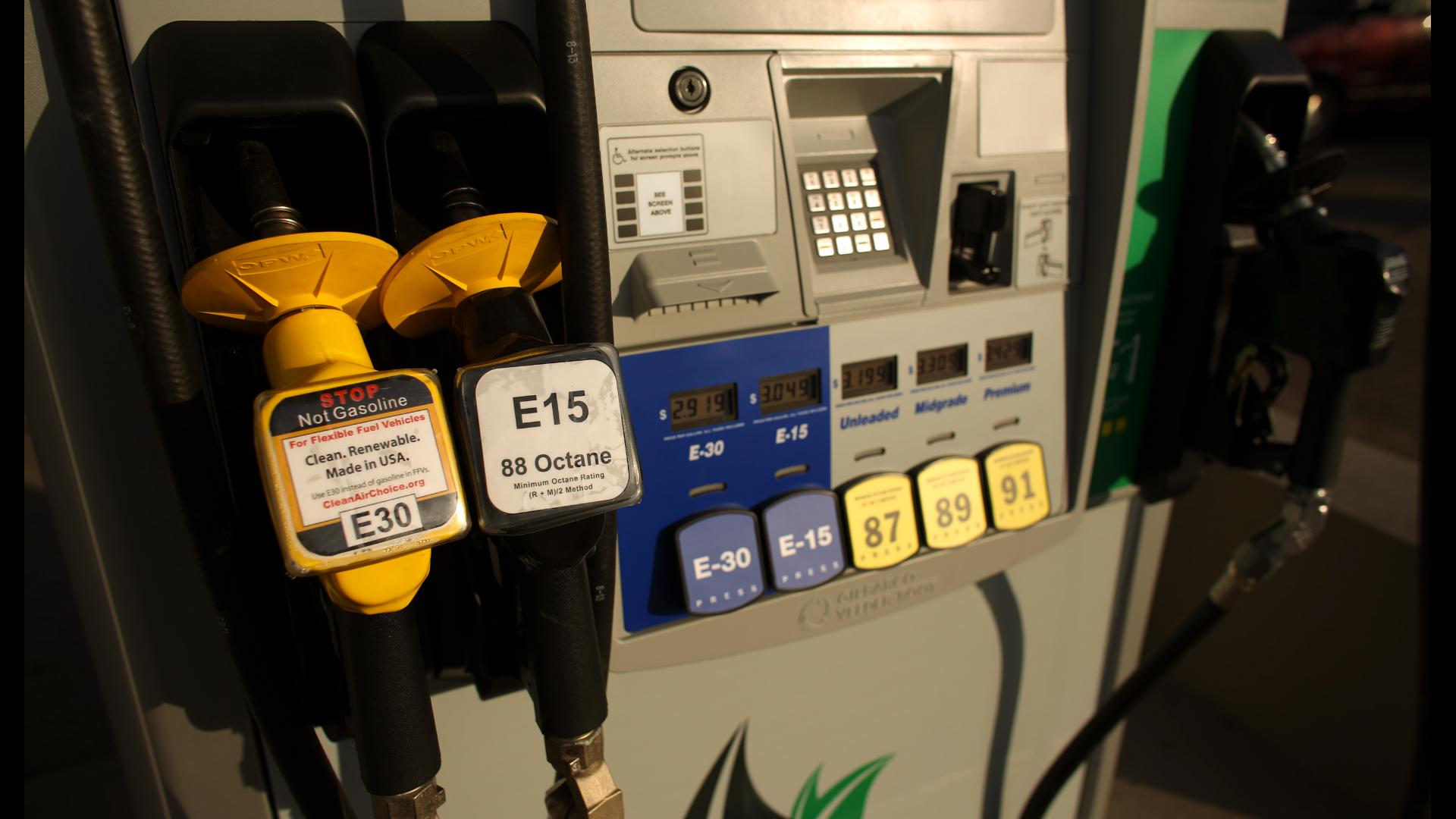 Most gasoline sold across the U.S. is blended with 10% ethanol, but 15% blends are becoming increasingly common.