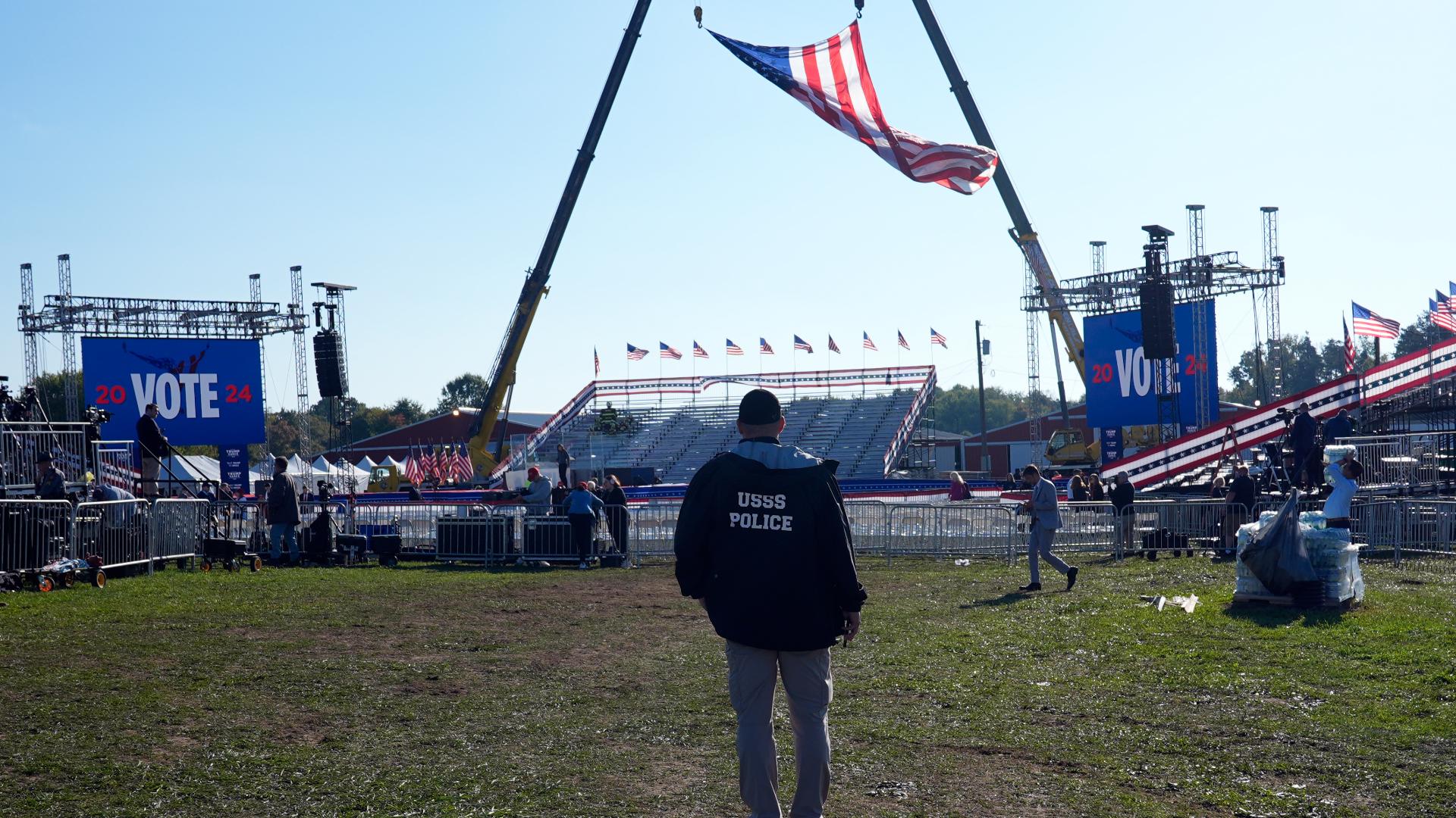 Trump rally today with Elon Musk at assassination attempt site | wnep.com