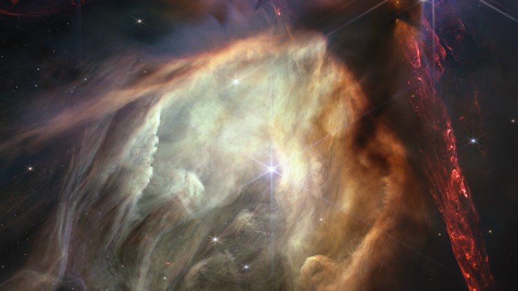 Webb Space Telescope reveals moment of stellar birth, dramatic close-up of 50 baby stars