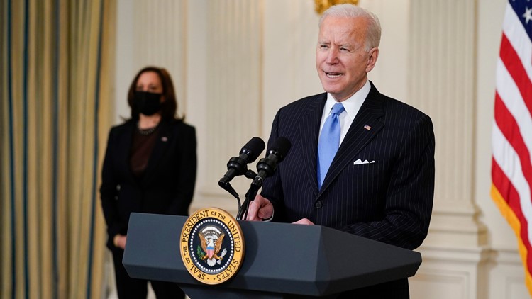 Help is Here tour starts Monday as Biden and Harris promote relief plan benefits