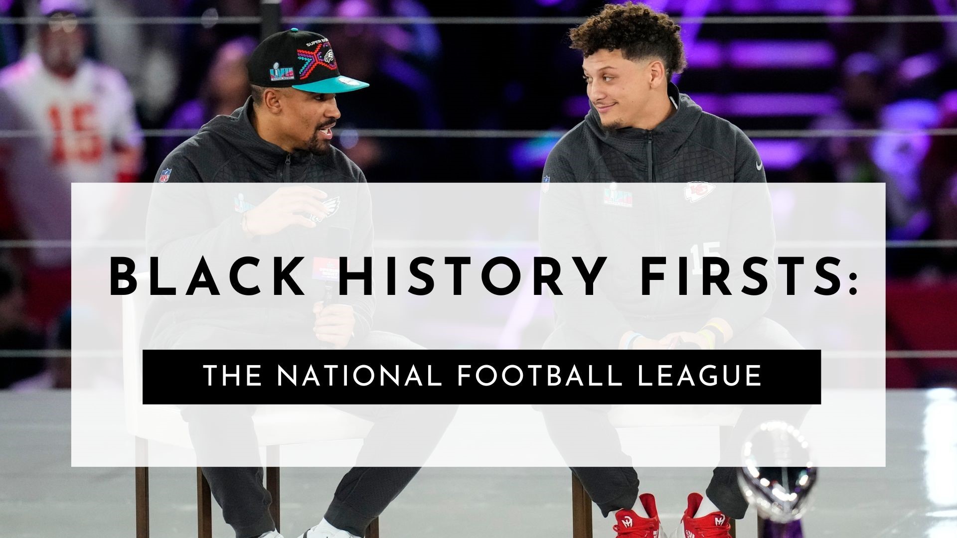 As Super Bowl LVII marks the first time two starting black quarterbacks will play, we look at other African American firsts in the NFL.