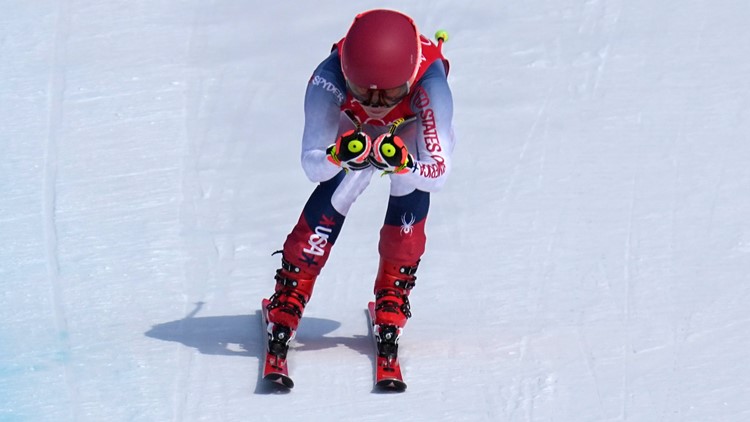 Mikaela Shiffrin 5th heading into slalom portion Winter Olympics alpine combined