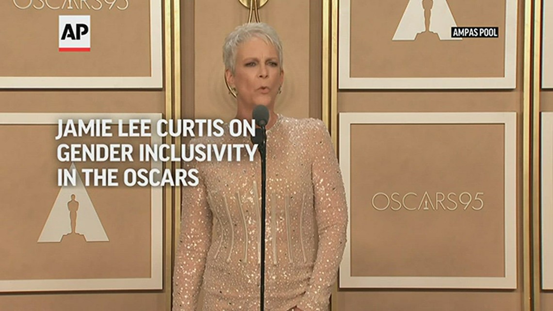 Jamie Lee Curtis calls for gender parity at Oscars