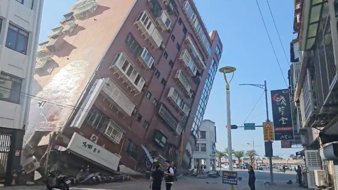 Taiwan earthquake leaves at least 9 dead, damages buildings - Vimarsana News